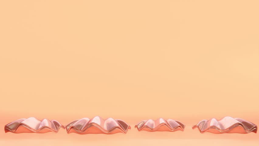 Summer 3D horizontal loop animation shell pearl oyster sale discount infographic social media banner advertise poster beach ocean 1970s pink girly groovy vintage retro vibe trendy cartoon backgrounds