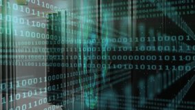 Green text appearing on racks causing binary streams, beam arcing to illustrate data tunnel effect. Technology, cybersecurity, digital, data, innovation, futuristic, network - Powered by Shutterstock - Get 15% off with code: PIKWIZARD15