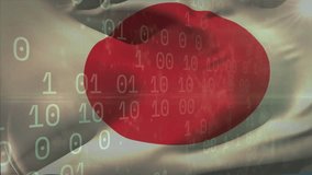 Flag waving sending binary code NFT $icons rising and crypto gauge pulsing for finance. National flag, digital interface, holographic, financial technology, cryptocurrency, blockchain, data - Powered by Shutterstock - Get 15% off with code: PIKWIZARD15