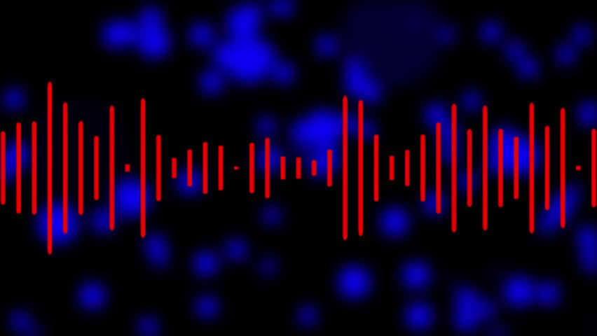 Sound Waves Animation, Oceanic Waveform Visual for Audio-Driven Projects and Visualizers Background for Audio. Music 4kvideo