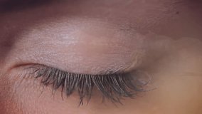 Closed eye pausing then opening to reveal blue iris while digital scan lines scanning flickering. Futuristic, biometric, technology, cybersecurity, digital, interface, innovation - Powered by Shutterstock - Get 15% off with code: PIKWIZARD15