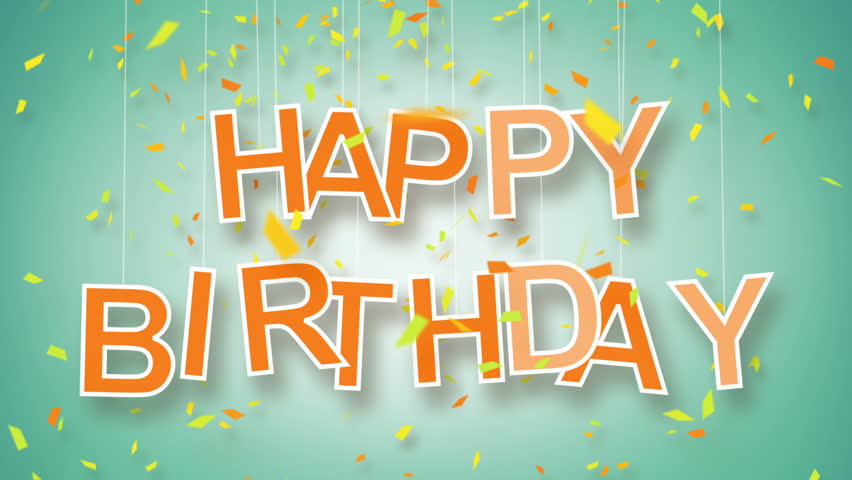 Happy Birthday Greeting Two Variants の動画素材 ロイヤリティフリー Shutterstock