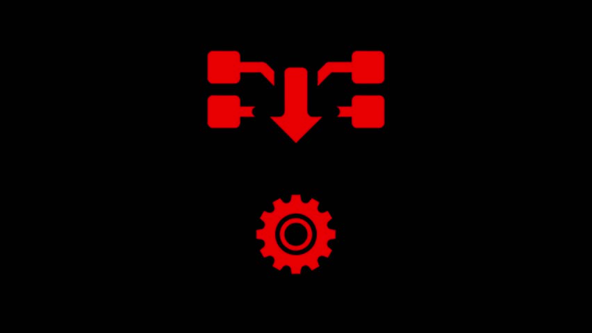 Red Abstract Gear Animation Data Processing System Network Technology Download Upload Seamless - Powered by Shutterstock - Get 15% off with code: PIKWIZARD15