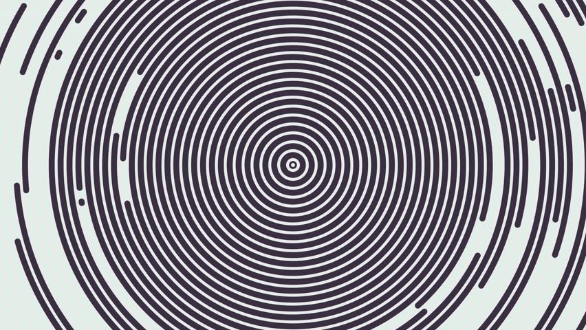 Ohio shape with dynamic circles visual effect. Animation of Ohio logo appearing from rotating rings and State name around the shape. Intro, opening, closing, logo video.