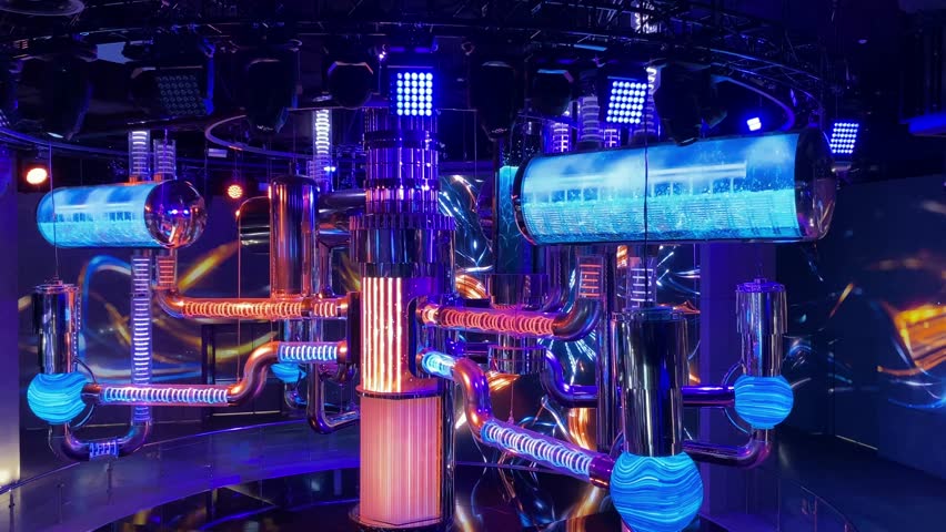 View a detailed presentation of a water-to-water nuclear reactor design, showcasing unique technology and modern aesthetics in a captivating setting