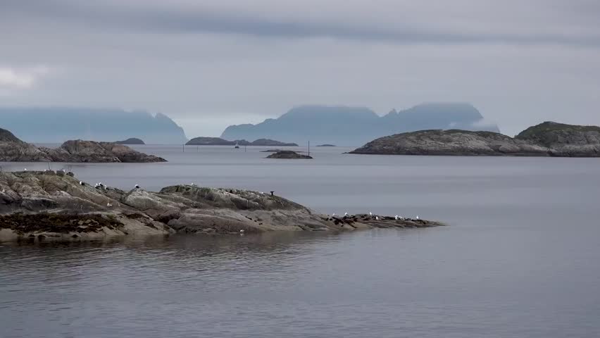 Norway travel footage lofoten island 