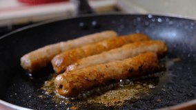 Grilled juicy sausages, wraps brarwurst sizzling on a grill, kebab - Powered by Shutterstock - Get 15% off with code: PIKWIZARD15