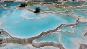 Aerial view of Huanglong national park, China. - Powered by Shutterstock - Get 15% off with code: PIKWIZARD15