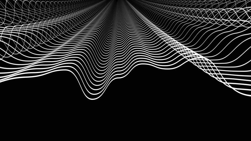 Abstract Spider Web Animation on Black Background 4K Loop