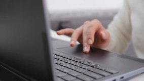 Focused Woman Typing on Laptop at Home Workspace – Side Perspective - Powered by Shutterstock - Get 15% off with code: PIKWIZARD15