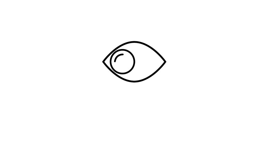 Mission, Vision and Values animated vector icons. Line style business concept showing core company principles, ethics, leadership, purpose and goals. Corporate strategy animation in clean motion desig