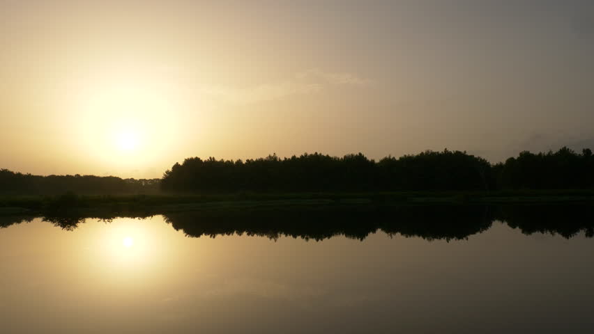 Green Cay Wetlands Nature Preserve, Boynton Beach, Florida - Sun Rises Over the Marsh in late June