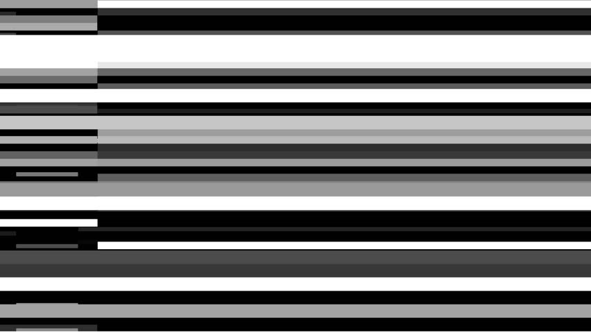 Black and white glitch transition effect with aggressive noise distortion. Analog TV noise glitches overlay