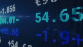 Financial data overlays shifting over ball to illustrate trends as black cleat approaching for kick. Sports, analytics, technology, performance, stadium, competition, innovation - Powered by Shutterstock - Get 15% off with code: PIKWIZARD15