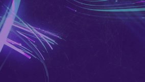 Neon light trails emerging left edge lengthening into vortex while drifting particles sweeping beam. Abstract, luminescence, digital, futuristic, vibrant, motion, cosmic - Powered by Shutterstock - Get 15% off with code: PIKWIZARD15