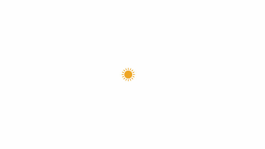 sun icon animation simple flat