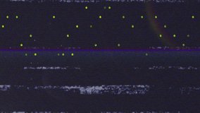 Static lines shifting starting binary code falling, scan line flashing flare pulsing showing glitch. Cyber, futuristic, abstract, technological, digital, motion, dynamic - Powered by Shutterstock - Get 15% off with code: PIKWIZARD15