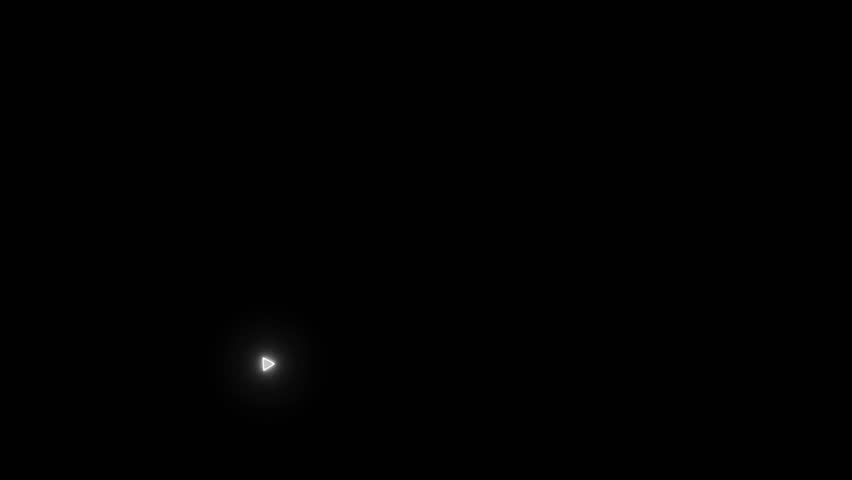 Growing graph symbol animation. Neon arrow sign and symbol. Neon arrow points right, glowing in the dark.