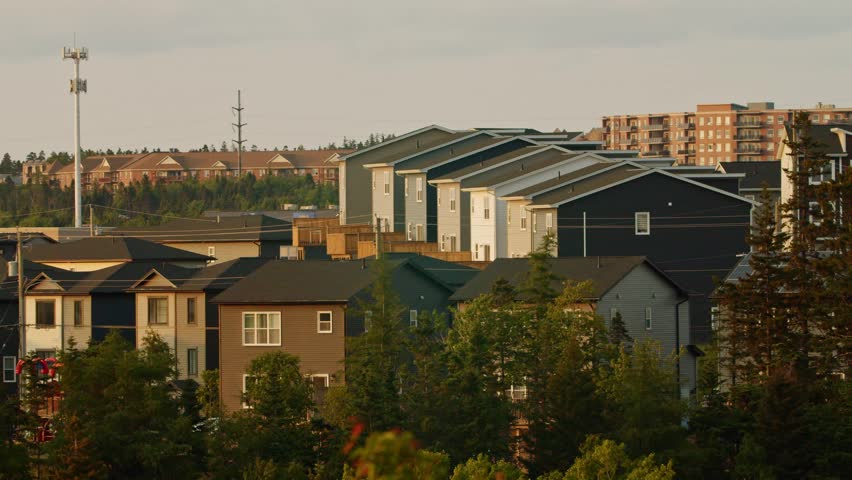 Two-Storey And Three-Storey Homes Provide Elegant Design, Safety, And Functionality For Buyers In Nova Scotia Property Market. Canada, Nova Scotia, Halifax.