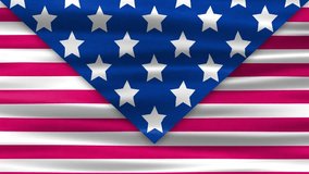 full post animated clip of united states of america flag theme with febric texture. concept for national holiday massage. - Powered by Shutterstock - Get 15% off with code: PIKWIZARD15
