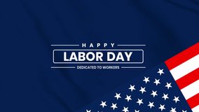 
Happy Labor Day text animation , Template for background, banner, card, poster with text inscription. - Powered by Shutterstock - Get 15% off with code: PIKWIZARD15