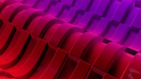 This stock motion graphic video of Abstract Red Purple Waves Loop with gentle overlapping curves on seamless loops - Powered by Shutterstock - Get 15% off with code: PIKWIZARD15