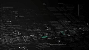 High-tech data analysis and data mining digital interface with abstract information, numbers, Technology digital cyberspace, and big data background - Powered by Shutterstock - Get 15% off with code: PIKWIZARD15