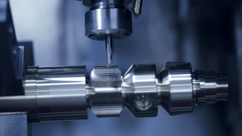 Process precision working CNC turning cutting milling metal Industry machine iron tools.