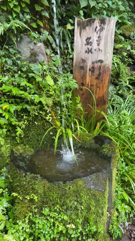 Small Japanese shrine found in Izu, Japan on seven waterfalls hike 