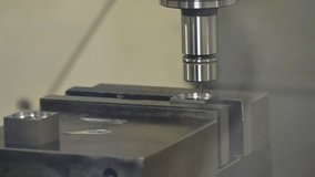 High accuracy the CNC milling machine finish cut the mold parts. The small parts manufacturing process by machining center with the ball nose tools. - Powered by Shutterstock - Get 15% off with code: PIKWIZARD15