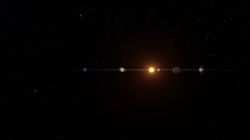 Zooming into Planet Mars from outside of the solar system