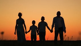 Teamwork group of people standing in nature park sun sky. Group prayer of sun. Family celebration. Parents Mom dad of child holding hands. Happy family parents children raise hands outdoors at sunset - Powered by Shutterstock - Get 15% off with code: PIKWIZARD15