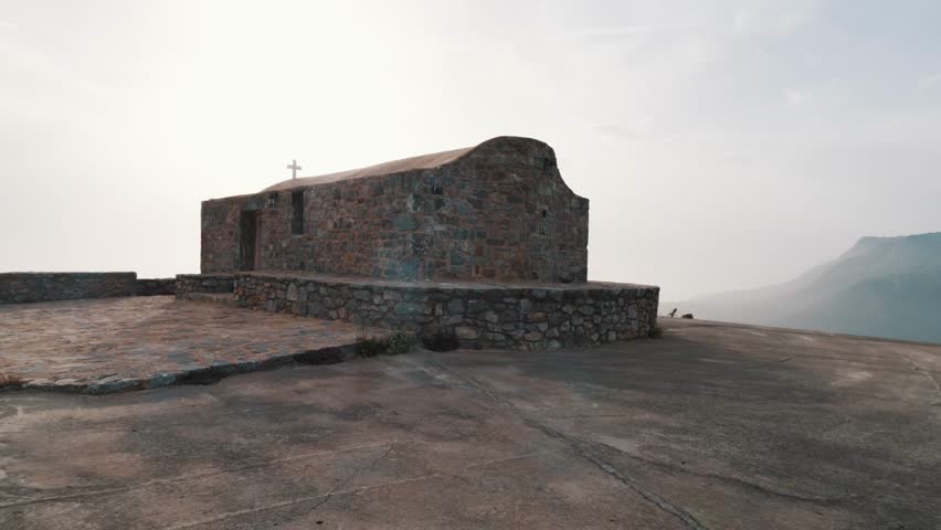 Prophet Elias Chapel in the Peloponnese Peninsula, Greece