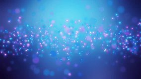 Video animation of blue and pink color light shine particles bokeh - seamless loop - vacation concept. - Powered by Shutterstock - Get 15% off with code: PIKWIZARD15