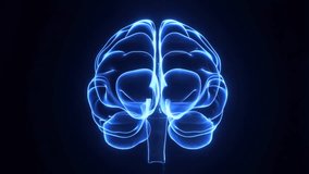 Holographic brain with luminous neon effect on dark digital background. Visualizing AI, machine learning, or futuristic neuroscience.

 - Powered by Shutterstock - Get 15% off with code: PIKWIZARD15
