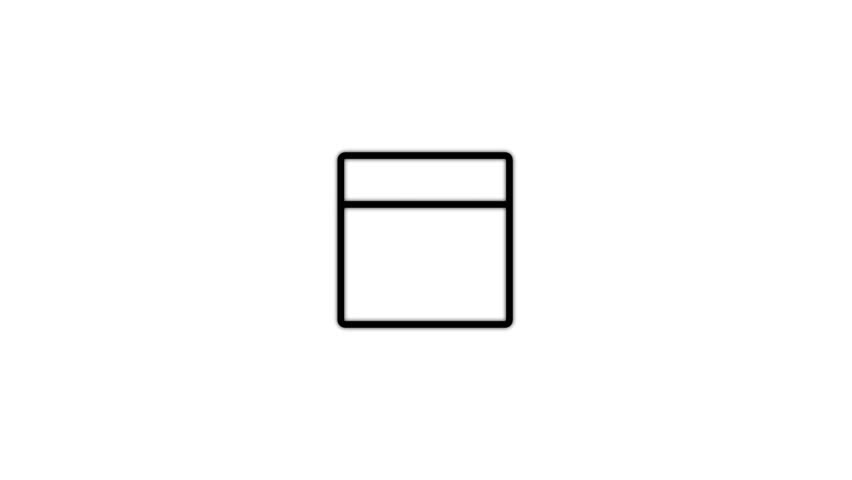 12 March calendar icon animation. Boost your productivity and impress clients with this sophisticated calendar animation. black color calendar on a white background.	