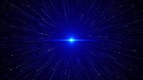 Blue light streak, fiber optic, speed line, futuristic AI Artificial Intelligence Technology Machine Deep background for 6g technology wireless data transmission, high speed internet. 3D Illustration - Powered by Shutterstock - Get 15% off with code: PIKWIZARD15