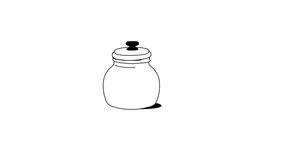 Amazing animated icon of a glass cookie jar with a few chocolate chip cookies inside - Powered by Shutterstock - Get 15% off with code: PIKWIZARD15