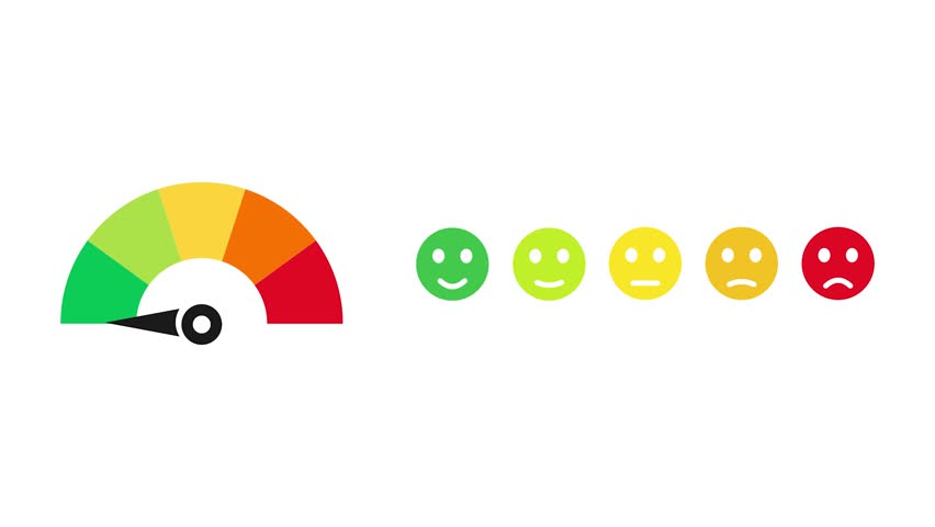 Feedback emoji. Bad and Good Review. Feedback concept design set. Vector