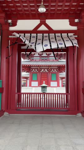 Stunning view of the five-storied pagoda at Kofuku-ji Temple in Nara, Japan. Intricate architecture, vibrant red wood, and serene atmosphere are captured in this captivating image.