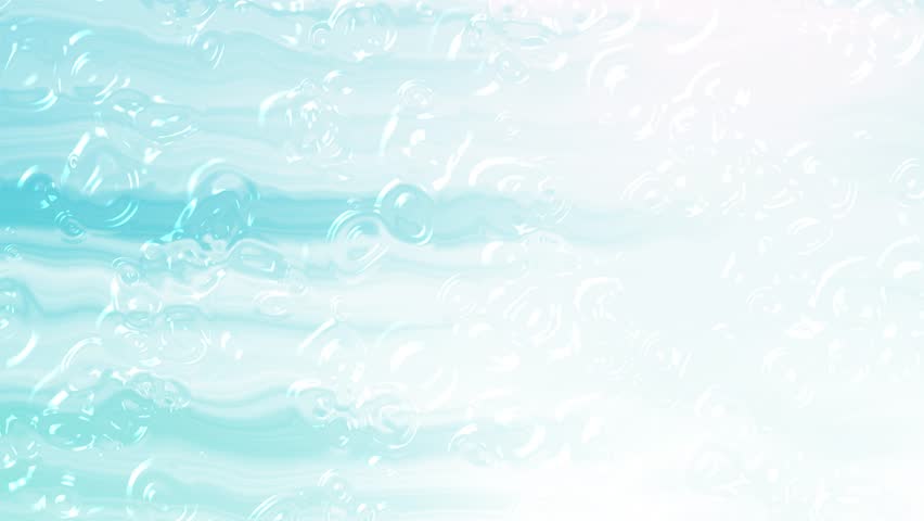 Abstract background with light blue bubbles or ripples on wavy lines resemble a pond or moving water. Great for web design, social media graphics, modern calming or zen presentation for spa and alike