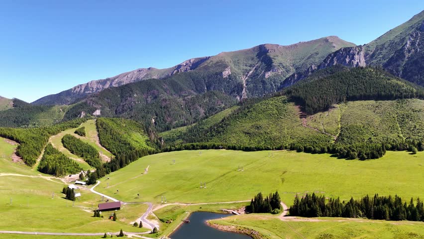 White Tatra Landscape in Summer, Slovakia