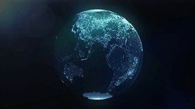 Planet Earth made of particles. Computer generated 3d render - Powered by Shutterstock - Get 15% off with code: PIKWIZARD15