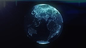 Planet Earth made of particles. Computer generated 3d render - Powered by Shutterstock - Get 15% off with code: PIKWIZARD15