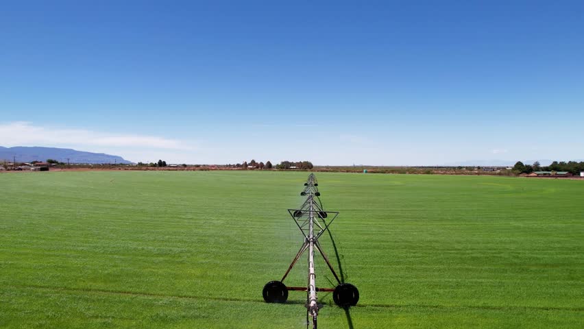 Pan around Center Pivot Irrigation System