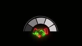 Procurement digital interface with handshake icon on businessman hand on the black background. symbolizing contract agreement document workflow. Business Technology internet and networking concept - Powered by Shutterstock - Get 15% off with code: PIKWIZARD15