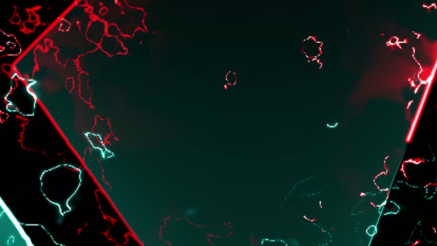 Glowing Okay text saber animation with saber and collar. black background.