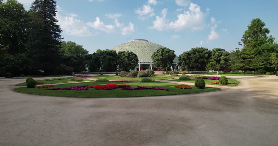 Palacio de Cristal, Crystal Palace, Oporto, Portugal.