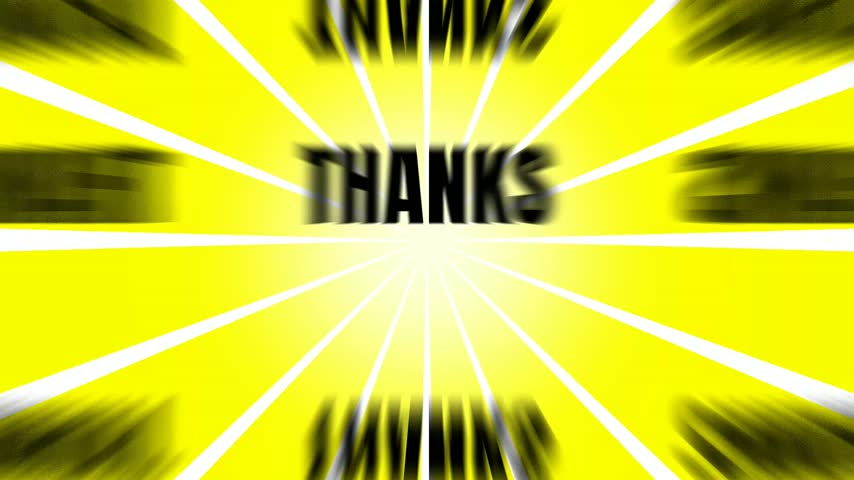 Thanks for watching with sunbrust background outro