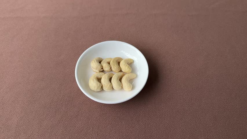 tropical cashew nut in a bowl